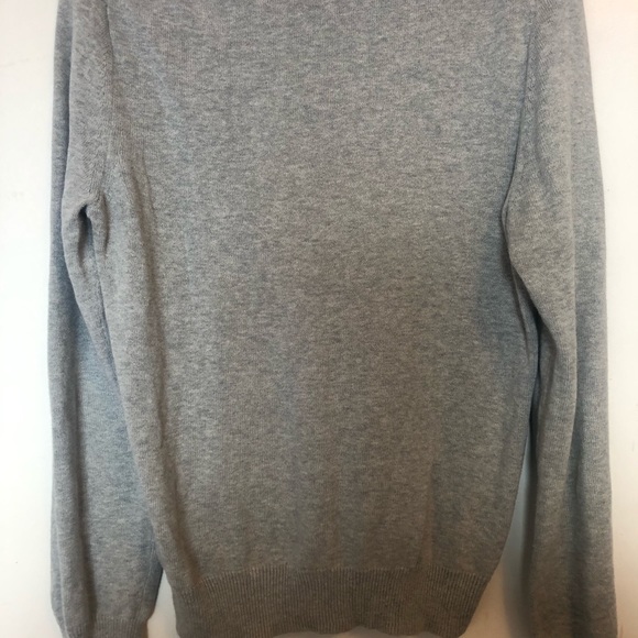 EXPRESS Men’s Grey V Neck Cotton Sweater SZ M. - Picture 3 of 8